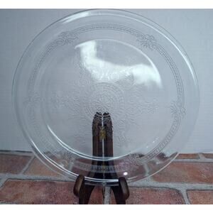 Vintage Fire King Sapphire Blue 9” Juice Saver Pie Plate Philbe Pattern Embossed